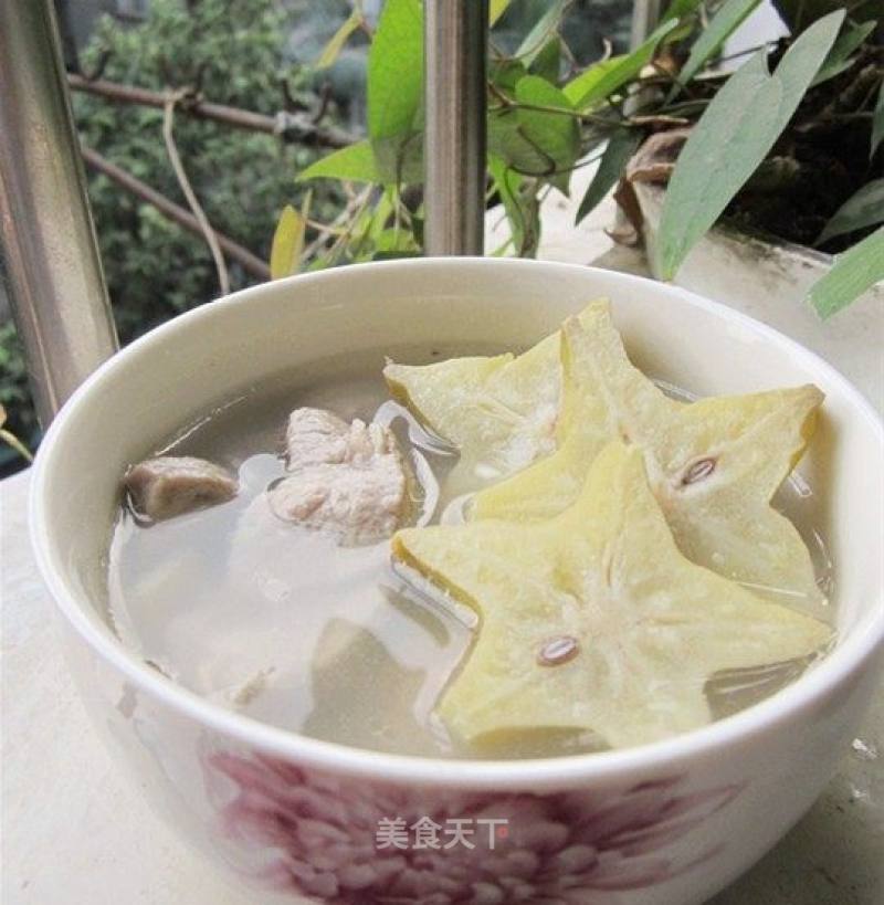 杨桃瘦肉汤的做法