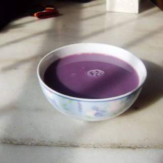 米香紫薯豆浆