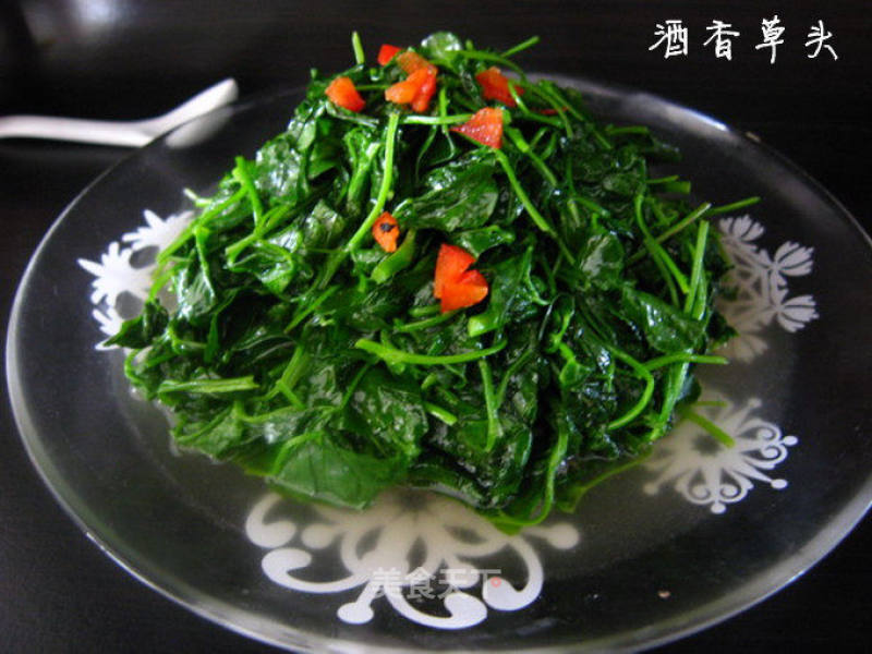 盛行的上海菜--生煸酒香草头的做法