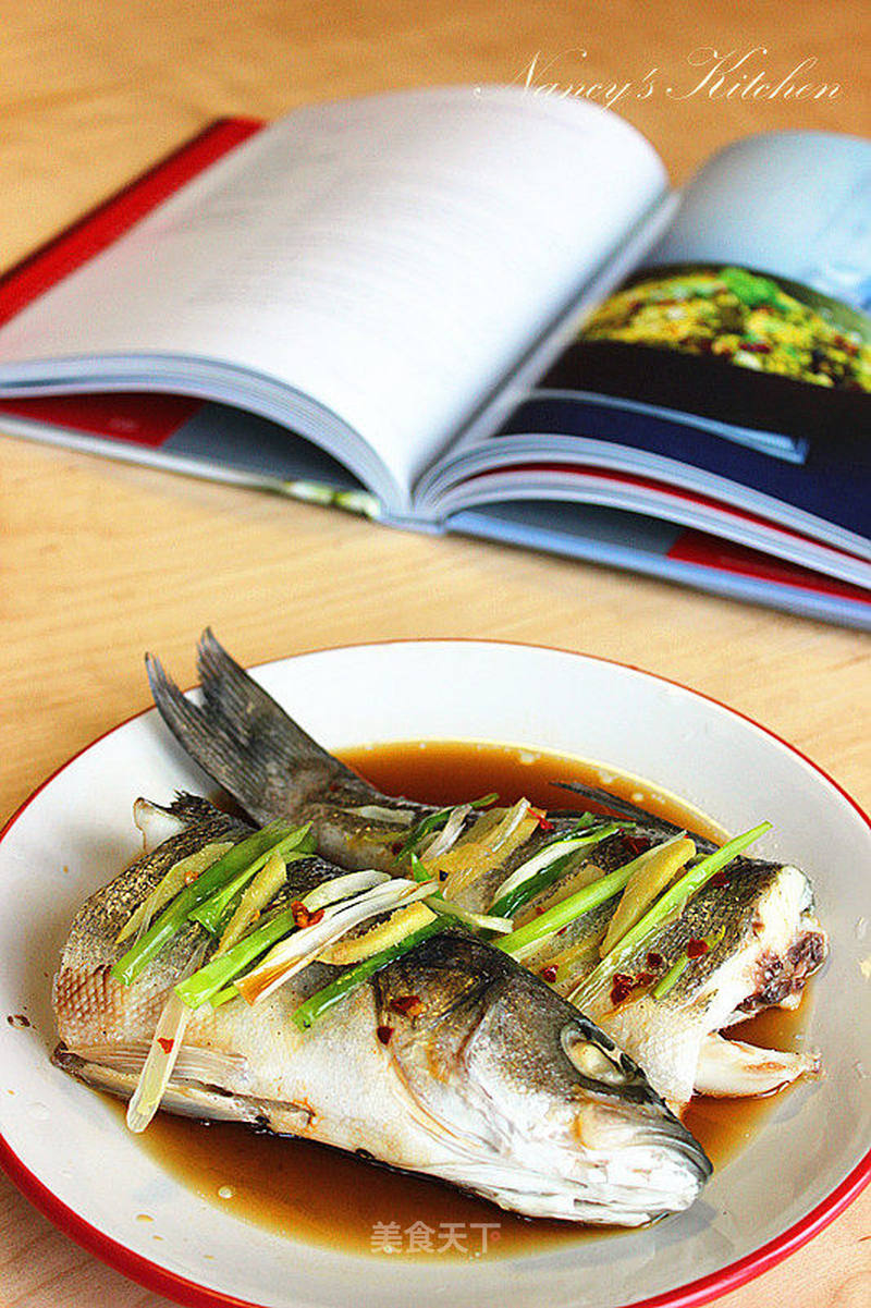 【電飯煲也能做飯店菜】清蒸鱸魚