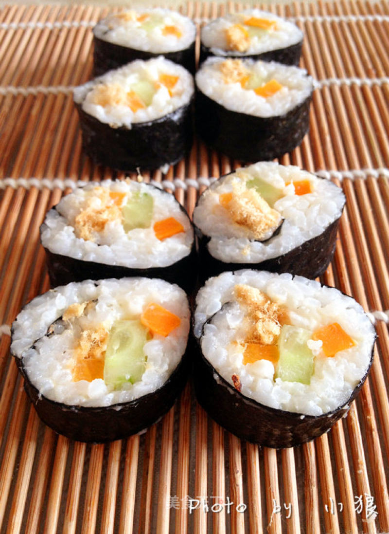 家庭简易版寿司的做法 家庭简易版寿司怎么做 小狼之之的菜谱 美食天下