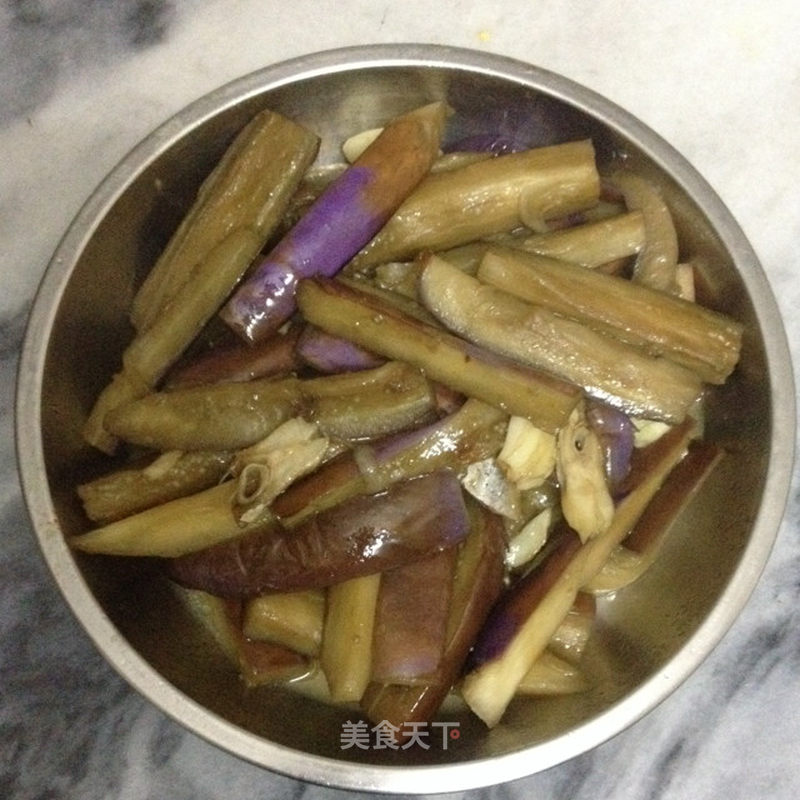 鹹魚茄子煲的做法