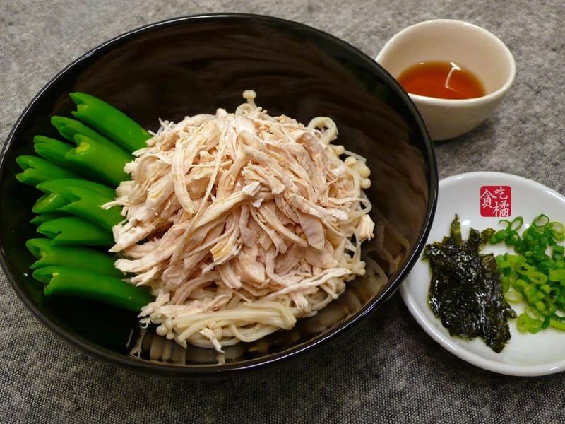 和风菇菇鸡丝 ★鸡丝轻食 4的做法