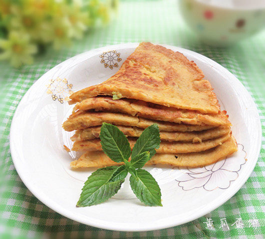 老黄瓜鸡蛋软饼的做法