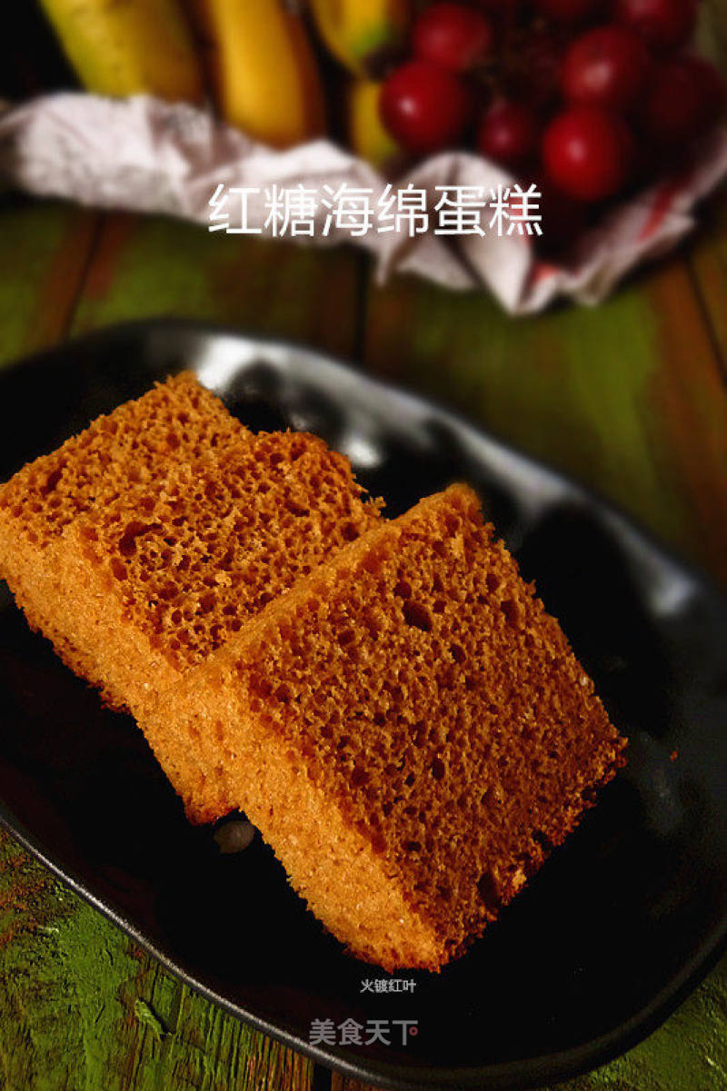 电饭煲：红糖海绵蛋糕的做法