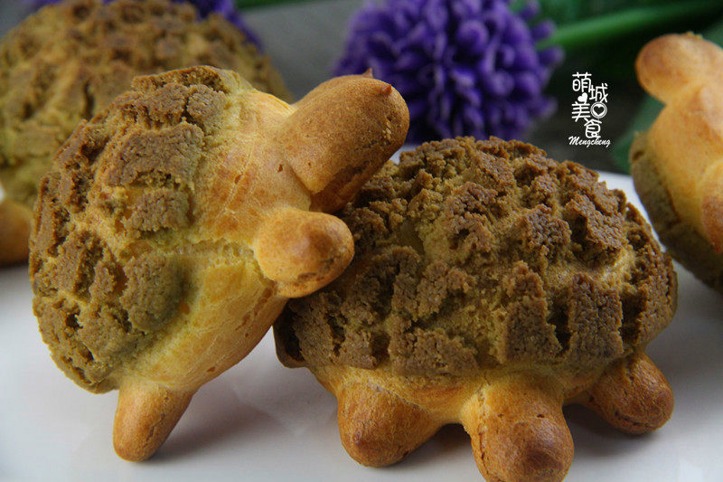 乌龟酥皮泡芙的做法