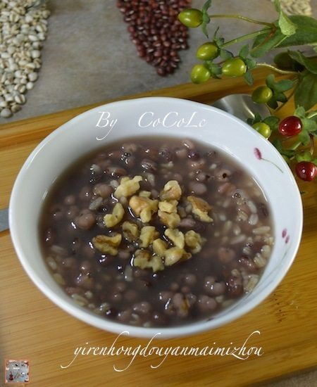 私菜食谱经ーー薏仁红豆燕麦米粥的做法