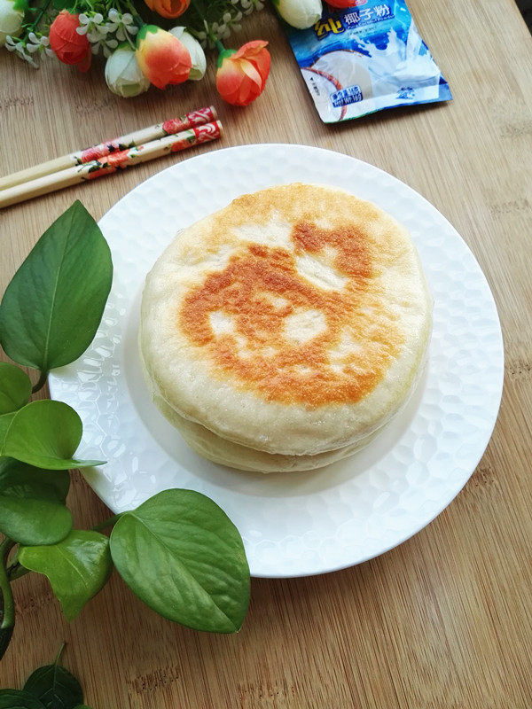 椰香发面饼的做法