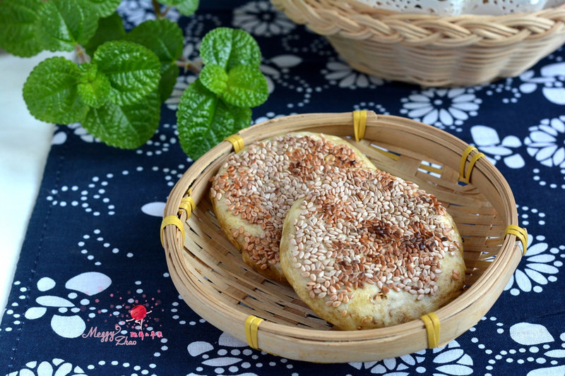 椒盐芝麻烧饼的做法