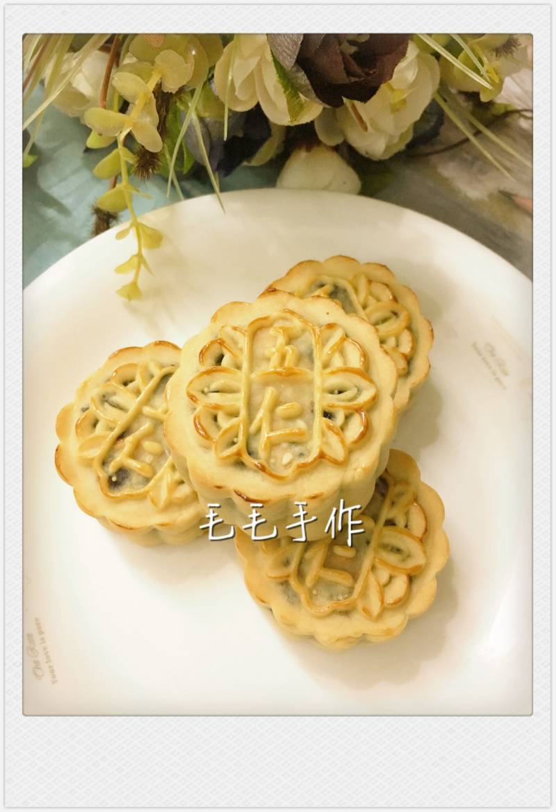 麦芽糖伍仁月饼的做法