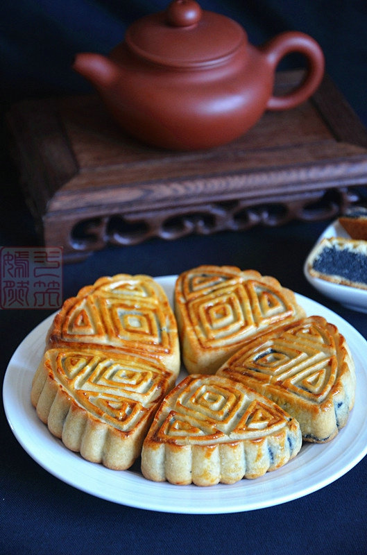 黑芝麻月饼的做法