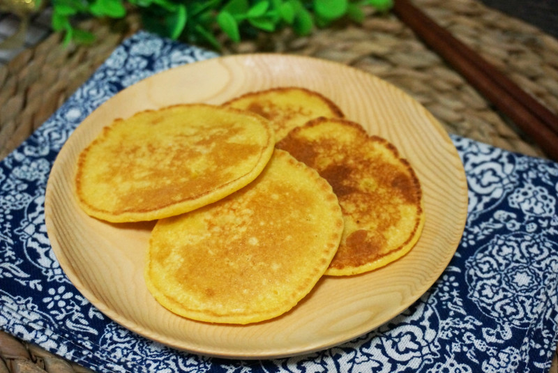 奶香玉米饼的做法