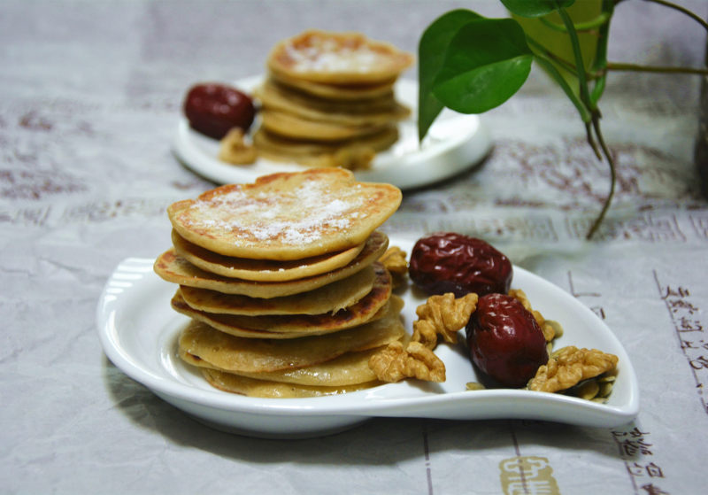 香蕉松饼的做法