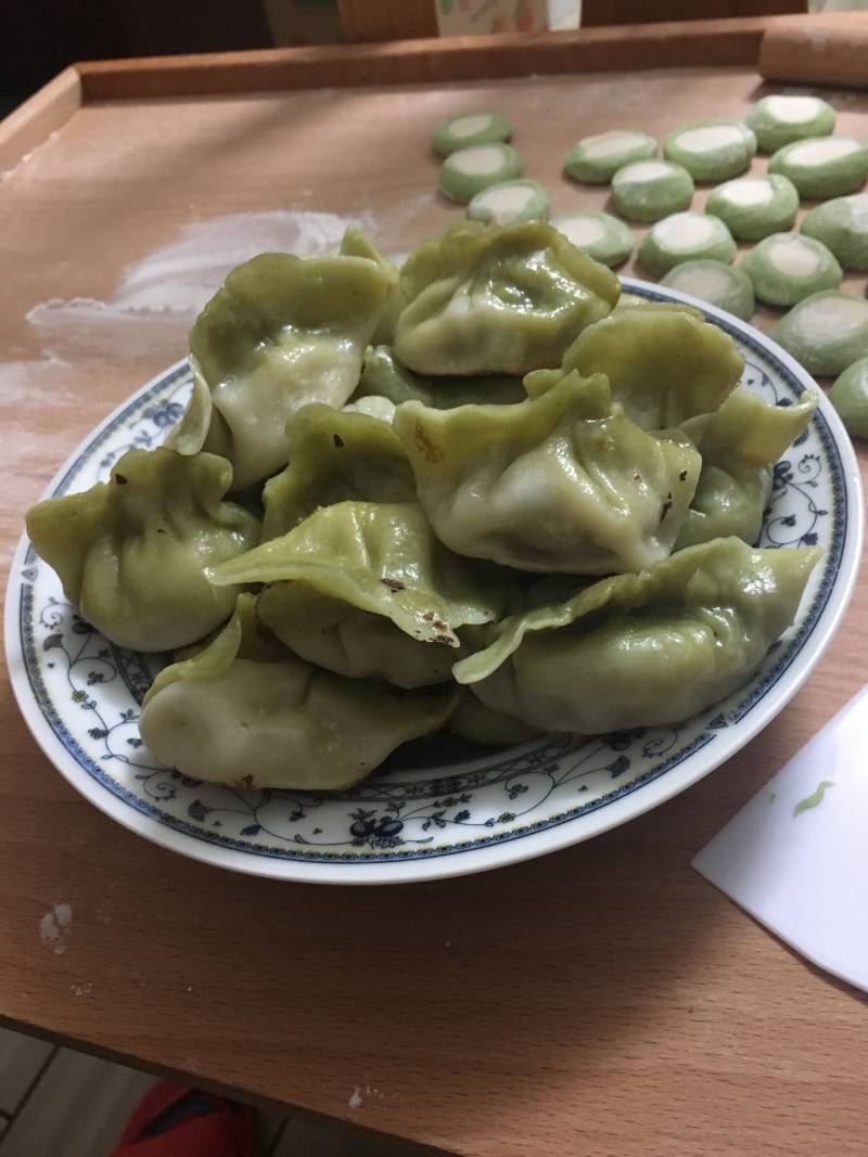 翡翠白玉饺的做法