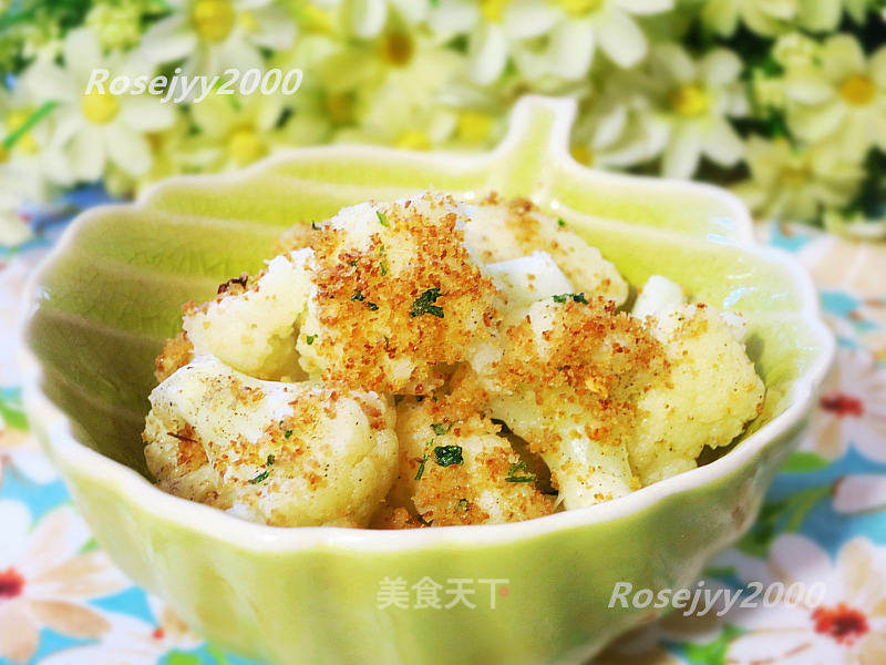 蒜香白菜花的做法 蒜香白菜花怎么做 Rosejyy00的菜谱 美食天下
