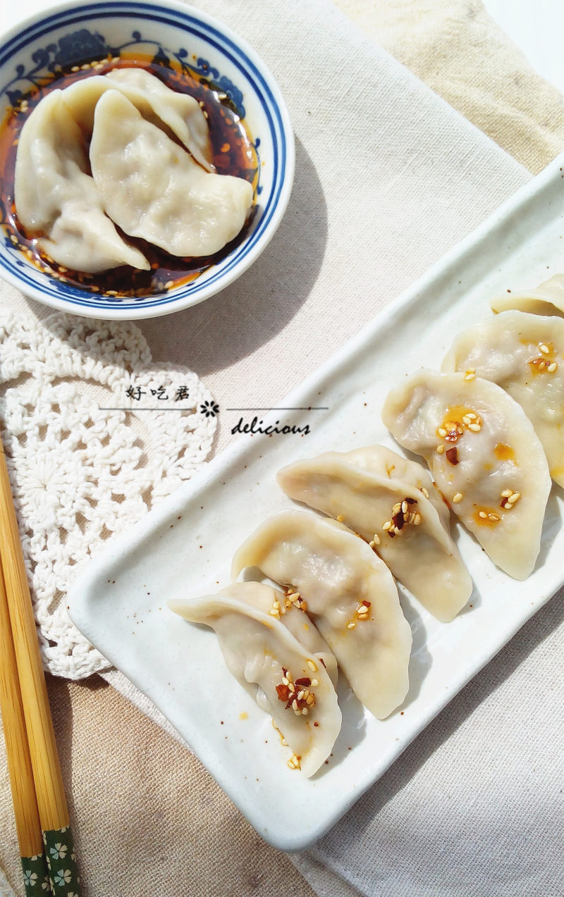 青椒牛肉水饺的做法