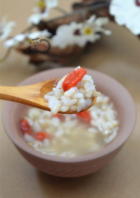 燕麦枸杞粥的做法