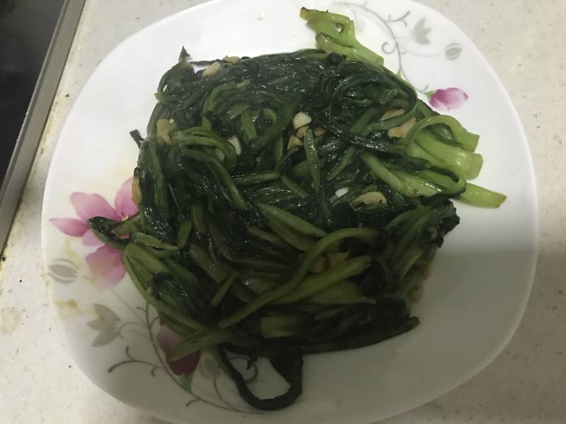 蒜泥油麦菜的做法