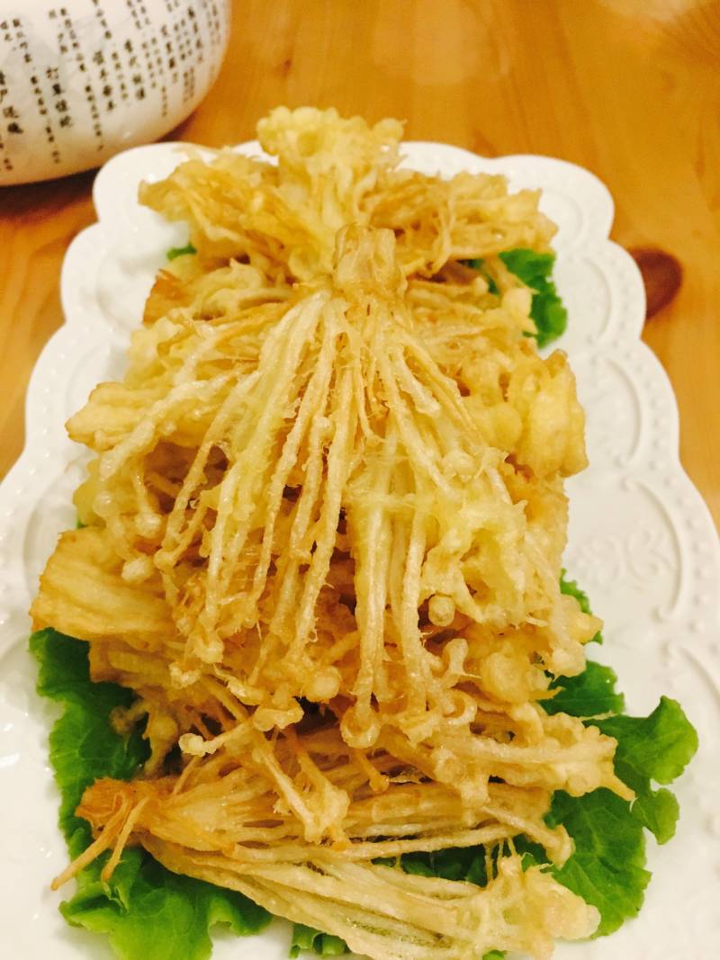 香酥金针菇的做法