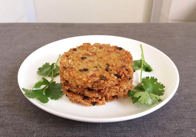 剩饭做的米饭煎饼的做法