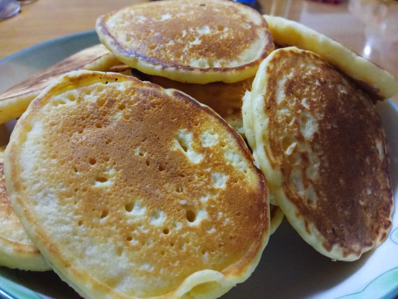 椰蓉玉米面松饼的做法