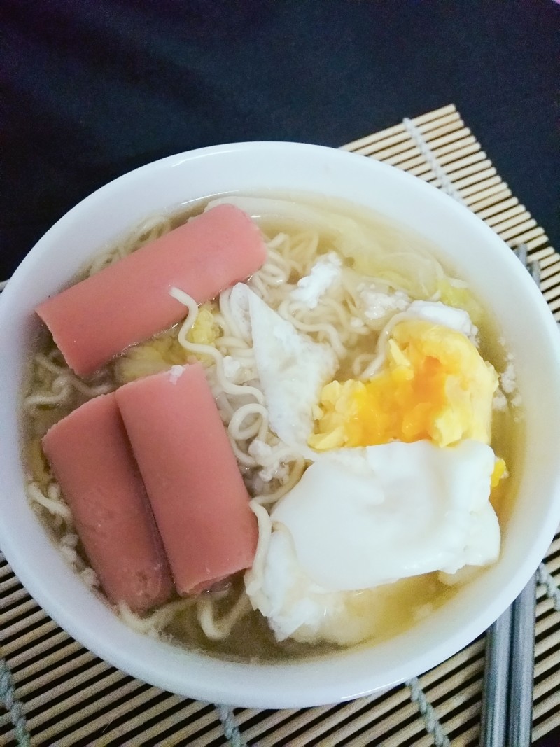 #御寒美食#――鸡蛋素面的做法