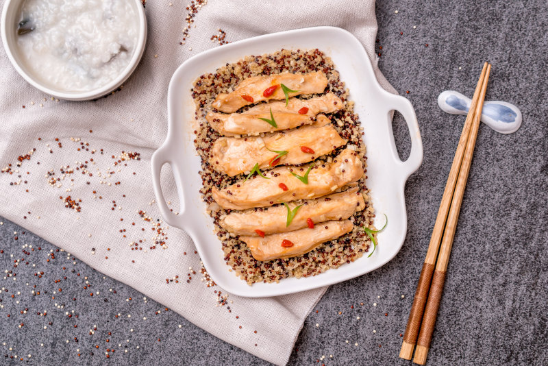 藜麦鸡肉蒸的做法