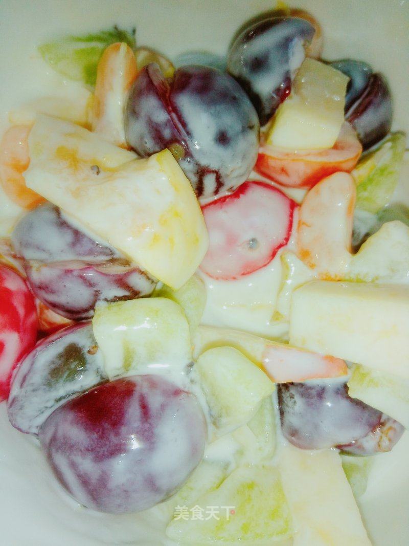 酸奶水果捞的做法分享