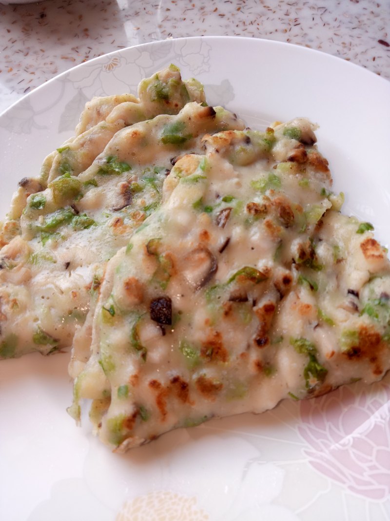 “花样美食”鸡肉香菇软饼的做法