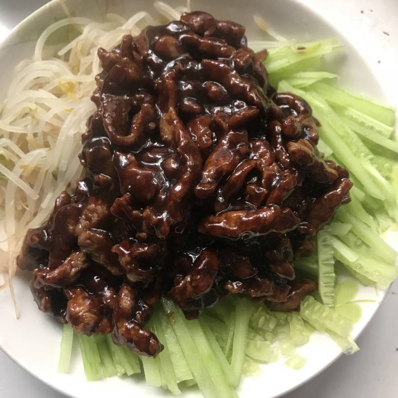 京酱肉丝的做法