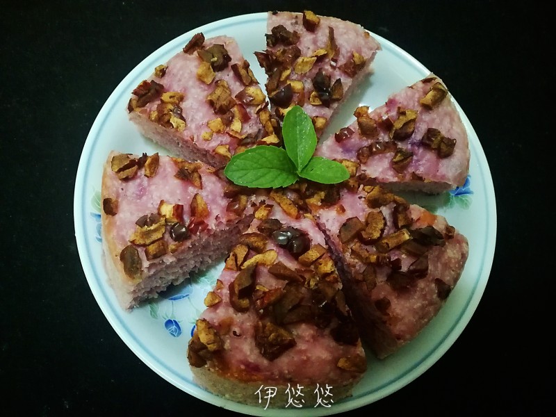 枣香紫薯发糕的做法