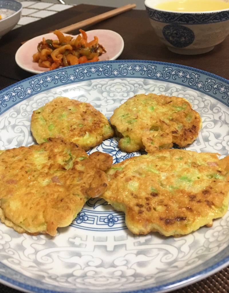 西葫鸡蛋早餐饼的做法