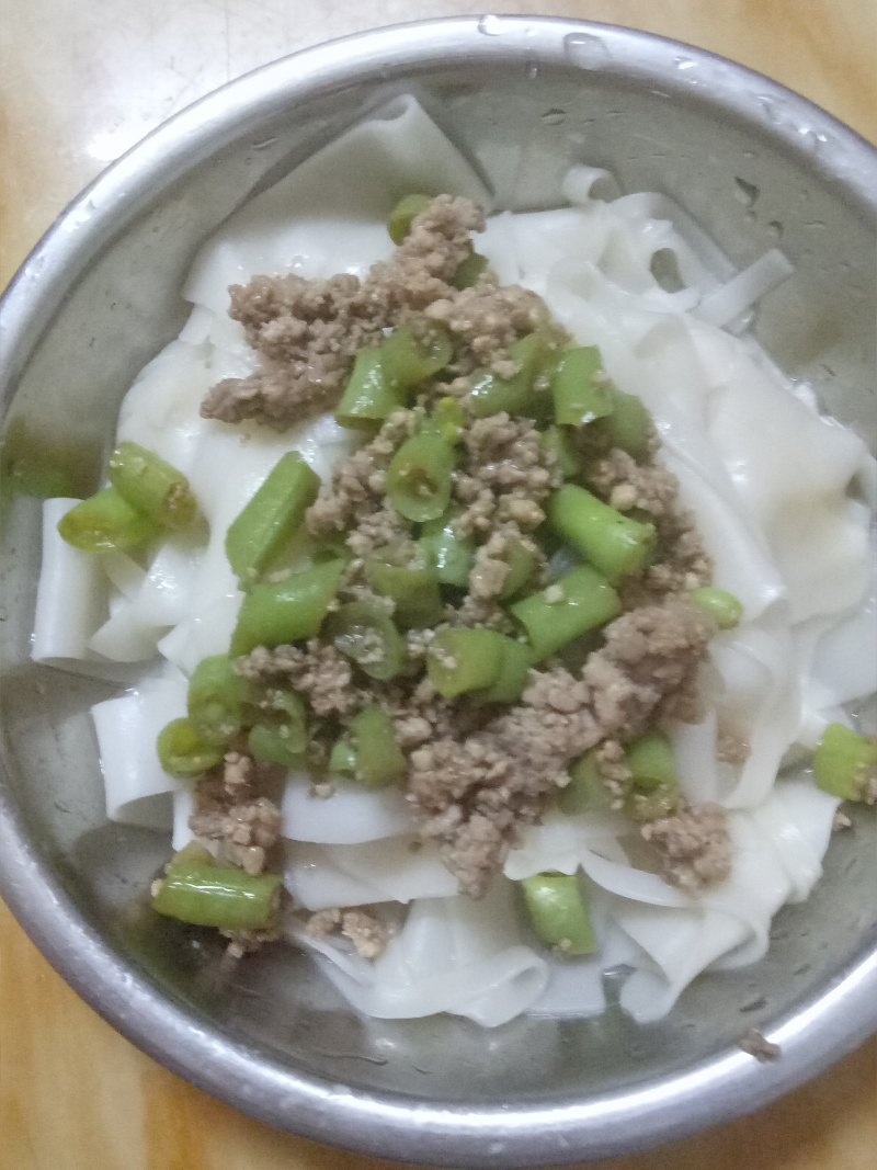 肉末豆角拌面的做法