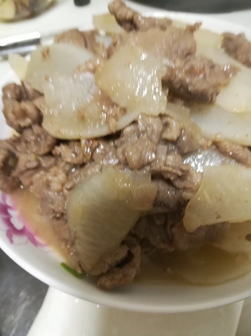 牛肉炒白萝卜的做法