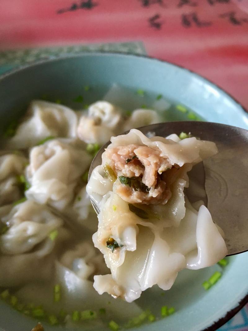 马齿苋肉馅馄饨的做法