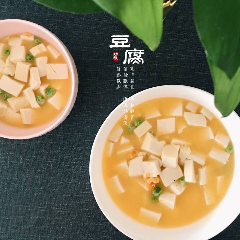 蛋黄豆腐汤的做法