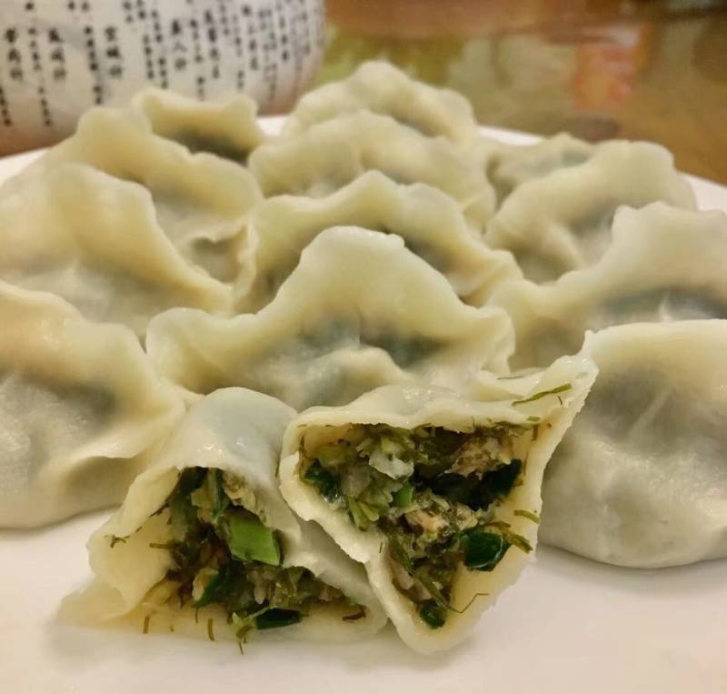 海麻线水饺的做法