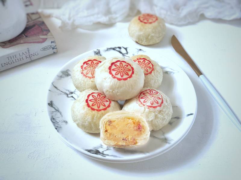 好吃不上火的蔓越梅绿豆酥的做法