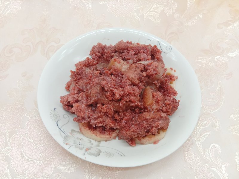 莲藕粉蒸肉的做法