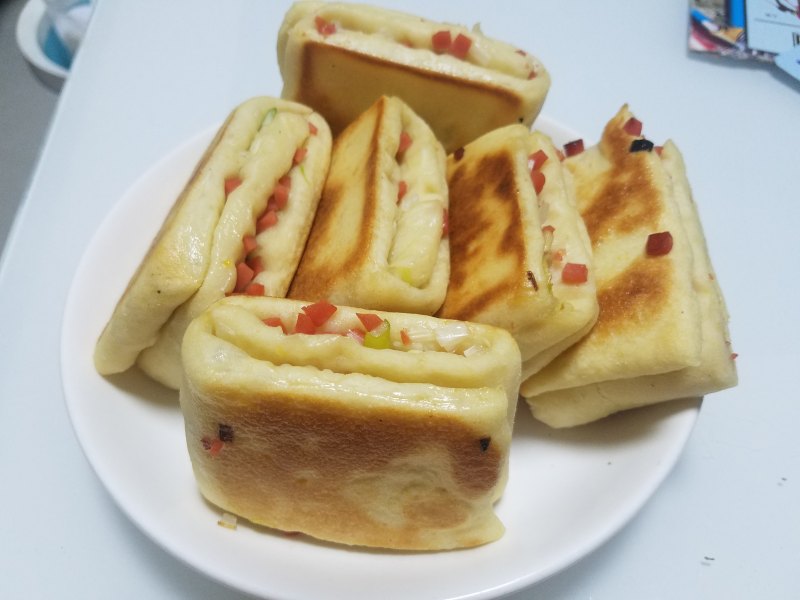 火腿发面饼的做法