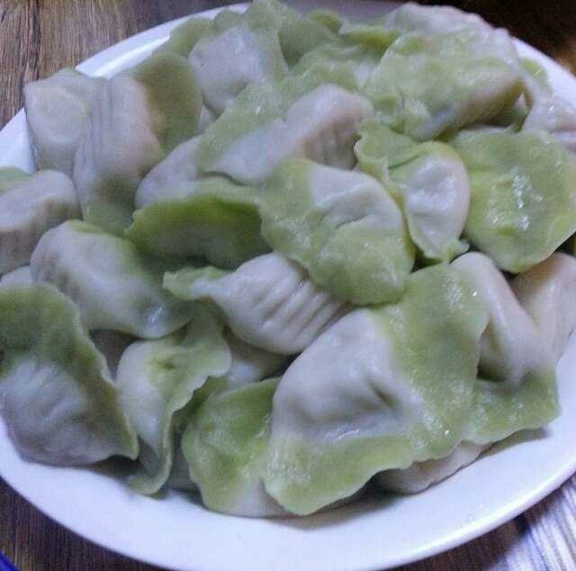 小白菜金针菇水饺的做法