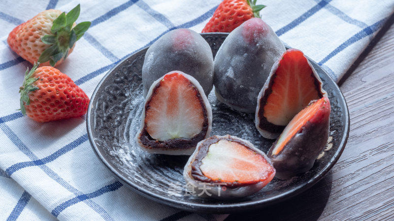 草莓大福【初味日记】的做法
