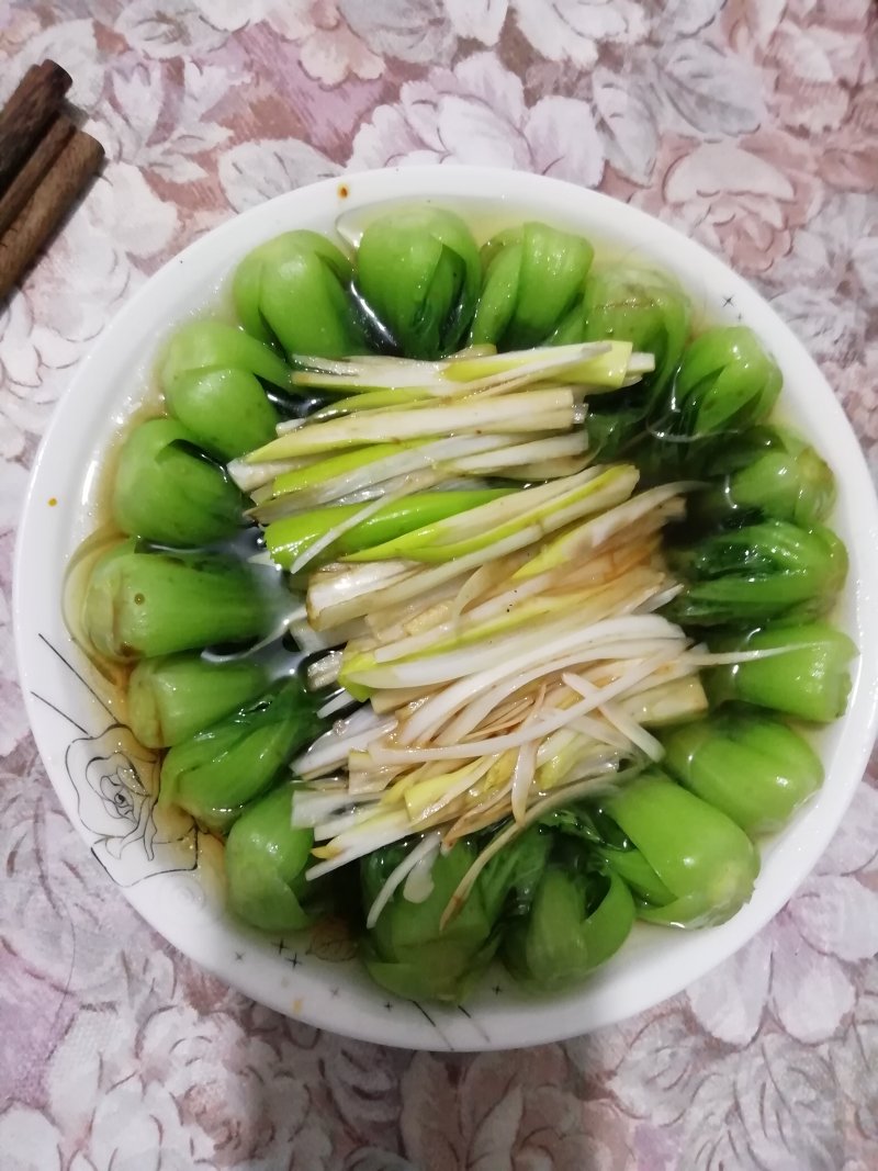 油淋小油菜的做法