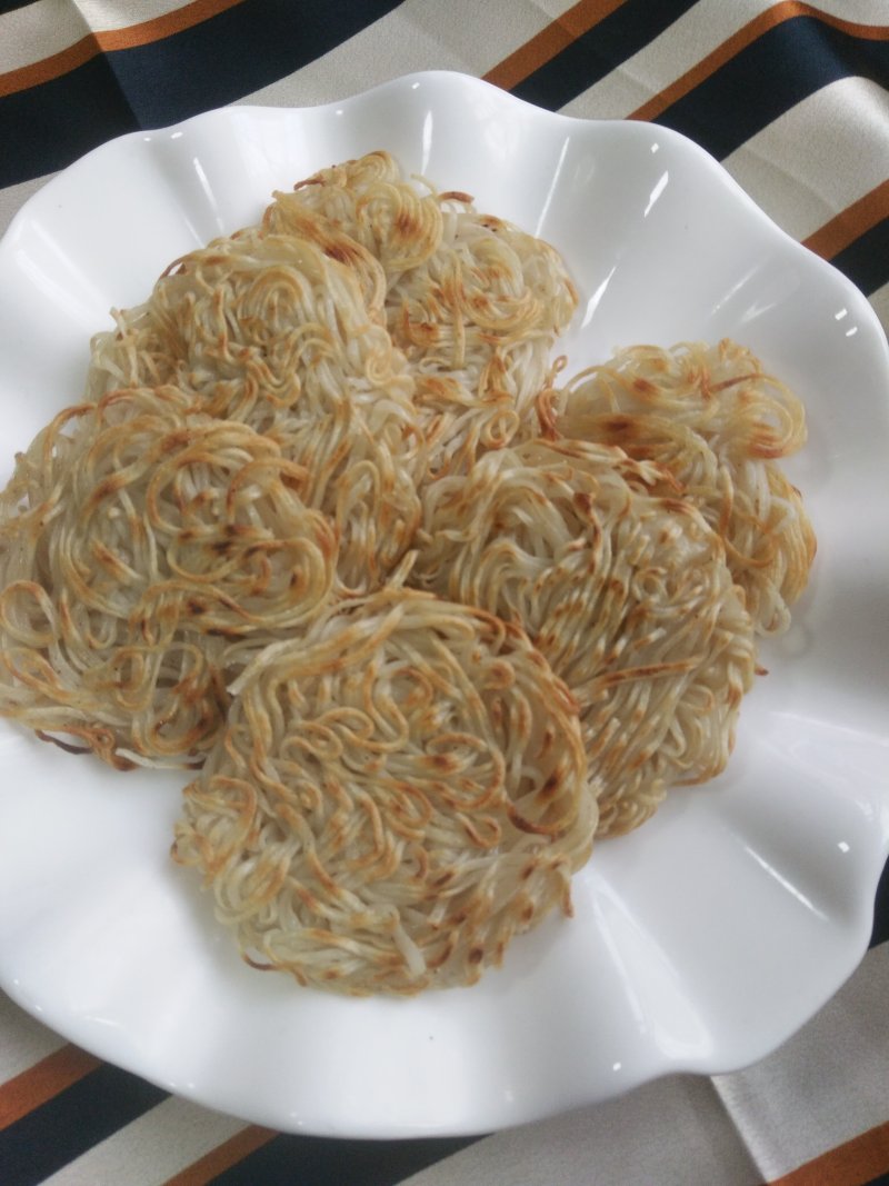 煎油面饼的做法