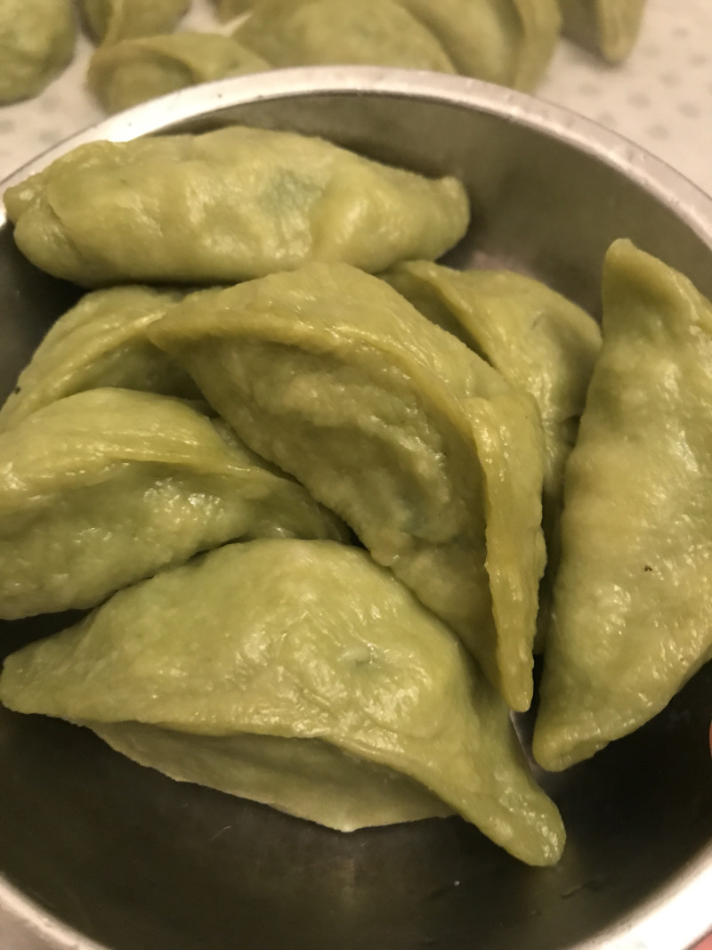 青瓜素菜饺子的做法