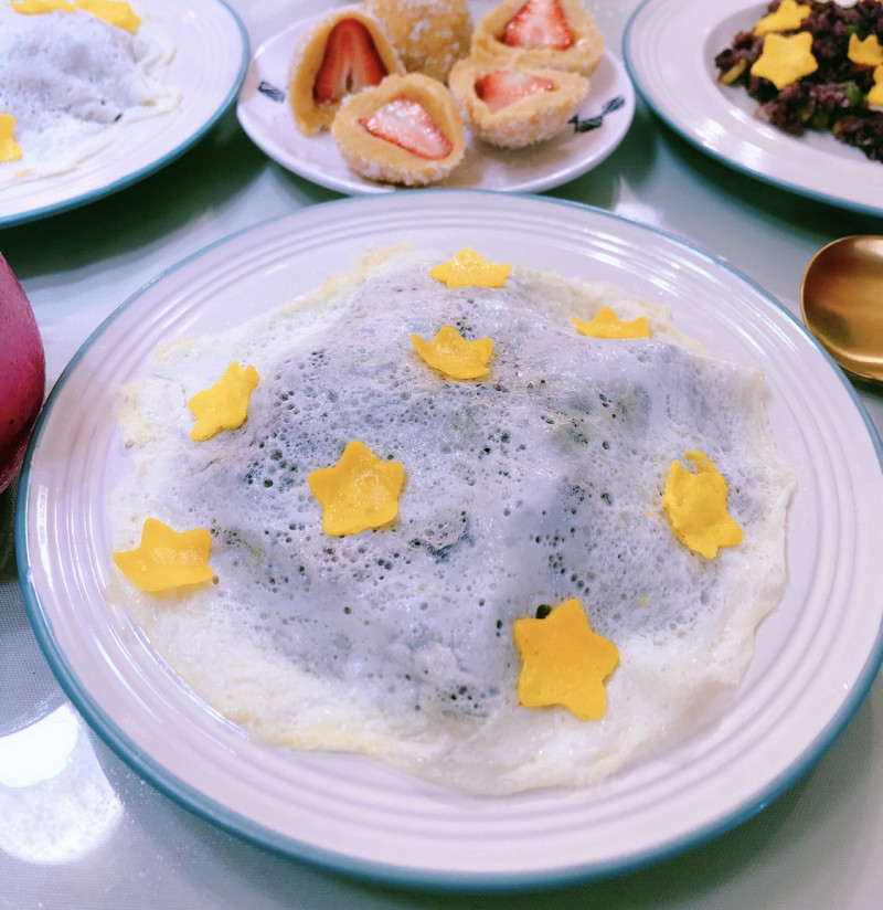 蛋包鸡肉五彩杂粮饭的做法