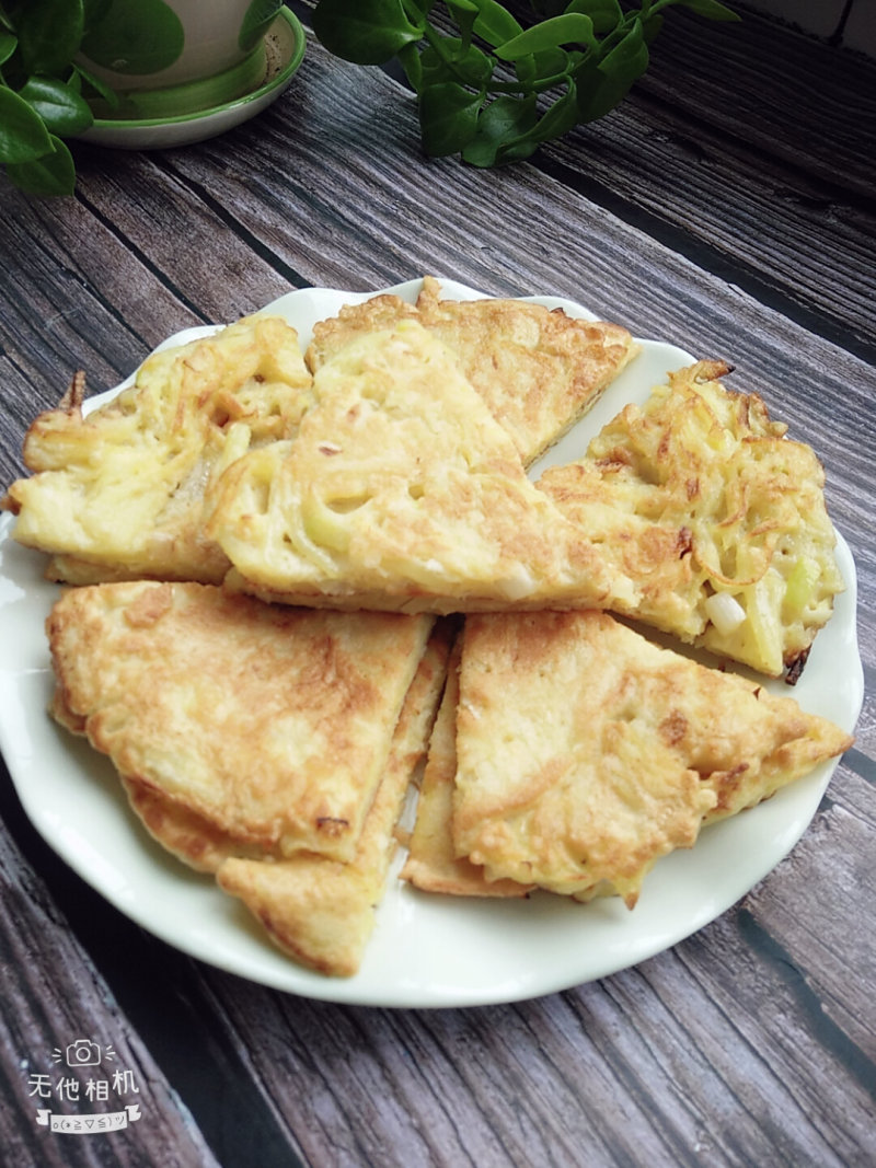 鸡蛋土豆丝饼的做法