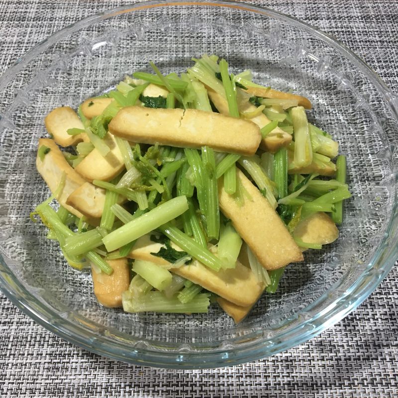 香芹炒豆干的做法