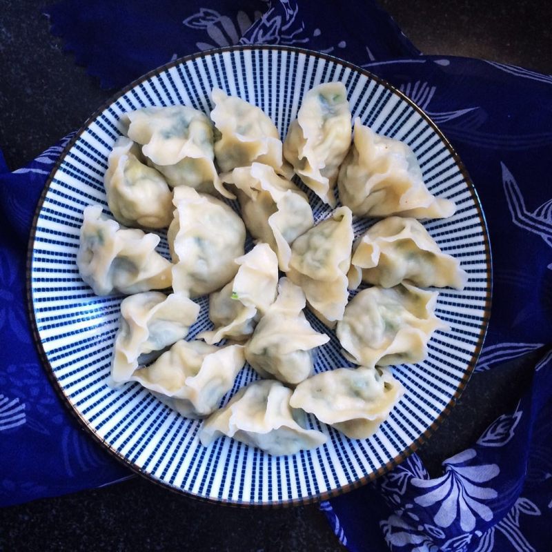 韭菜虾仁鸡蛋饺子的做法