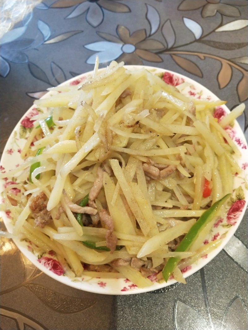 青椒土豆肉丝的做法